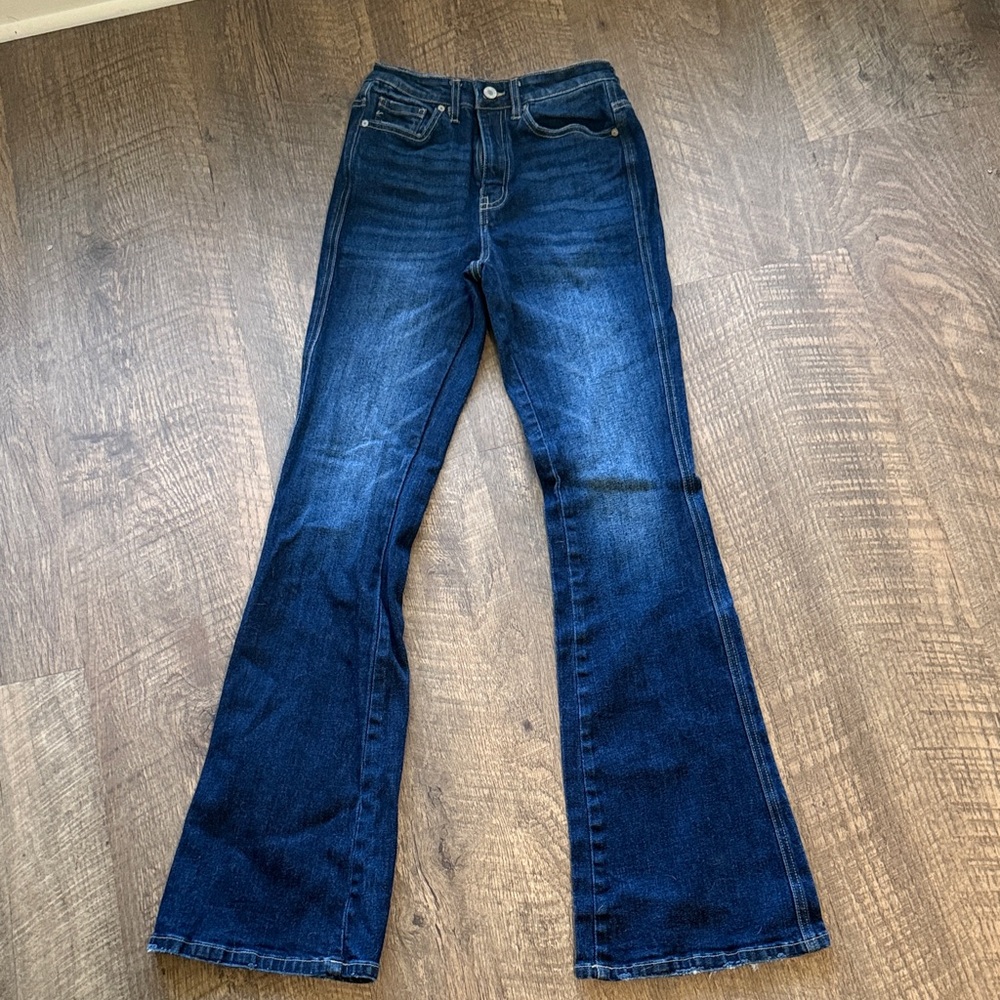 KanCan Indigo Wide Leg Jeans
